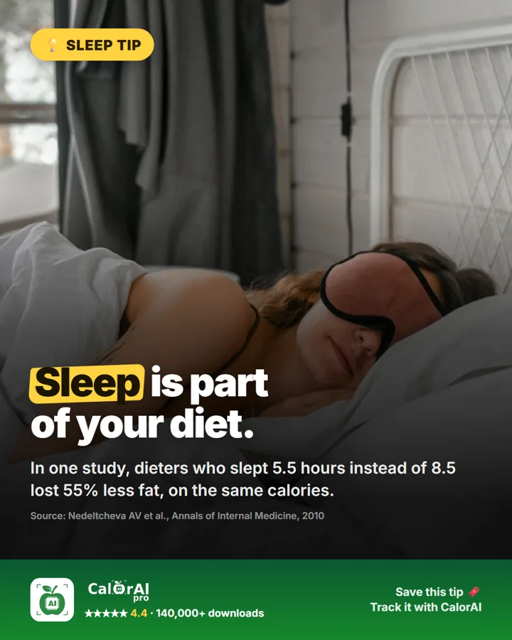 Sleep is part of your diet: why rest matters for fat loss